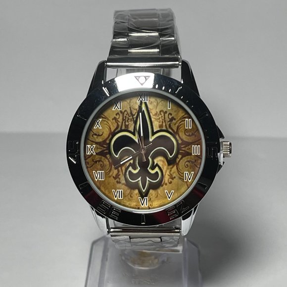 New Orleans Saints NFL Stainless Steel Men's Watch NEW!! - Picture 7 of 7